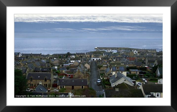 The Enchanting Coastal Village of Hopeman Framed Mounted Print by Tom McPherson