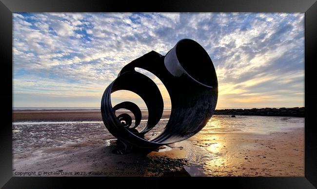 Mary's Shell Cleveleys Framed Print by Michele Davis