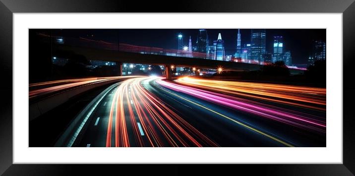 Outdoor road Framed Mounted Print by Massimiliano Leban