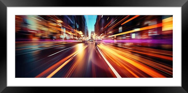 Abstract  Framed Mounted Print by Massimiliano Leban