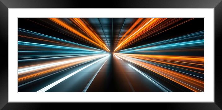 Abstract  Framed Mounted Print by Massimiliano Leban