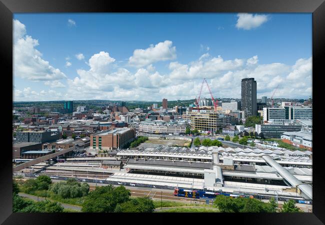 Sheffield Skyline  Framed Print by Apollo Aerial Photography