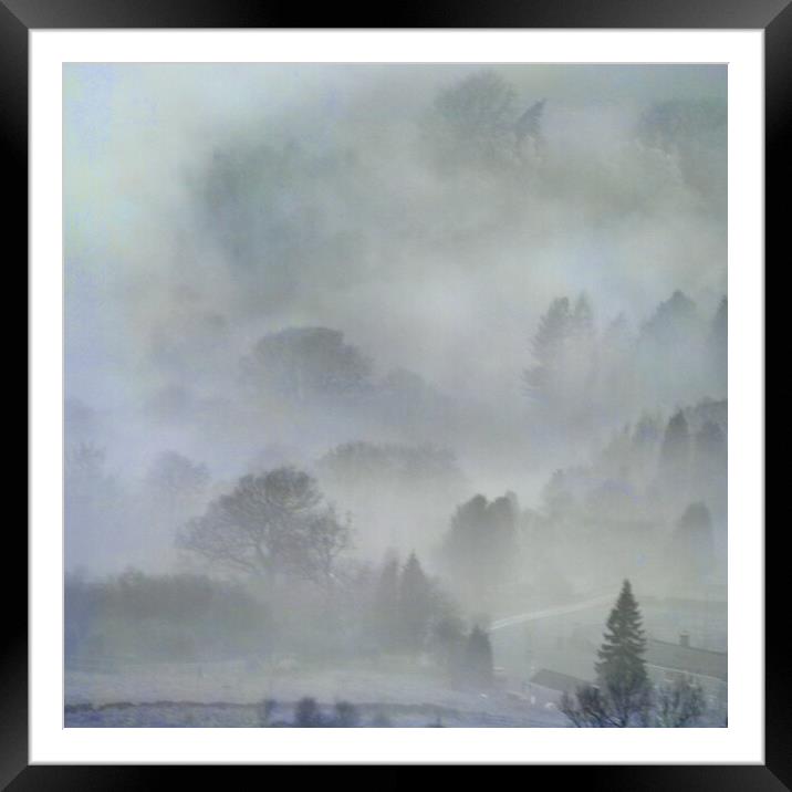 Ethereal Inversion. Framed Mounted Print by David Birchall