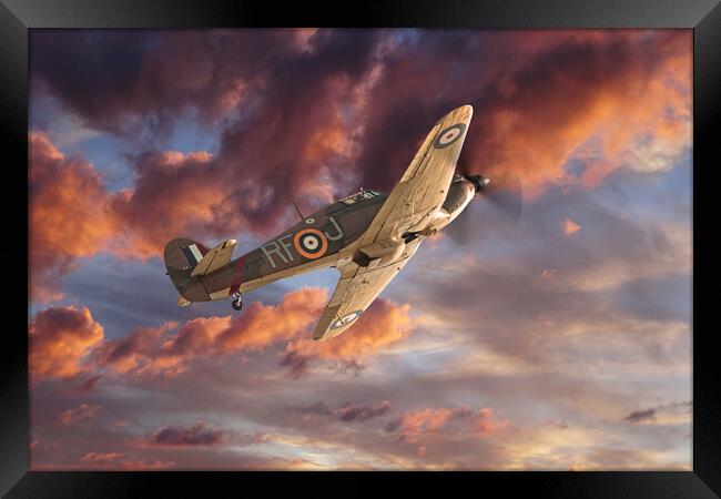 Hawker Hurricane LF363 Framed Print by J Biggadike