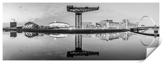 Glasgow Skyline Panorama  Print by Anthony McGeever