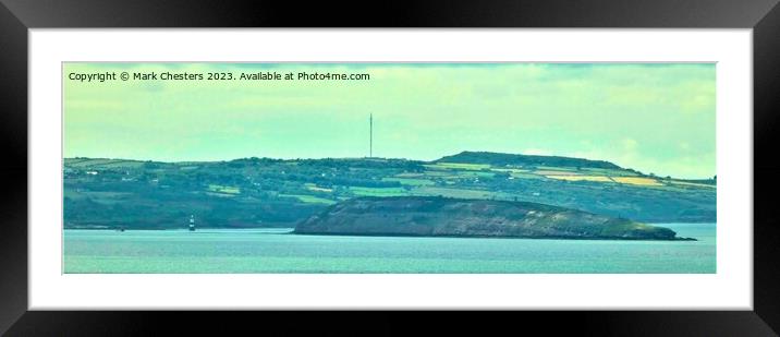  Puffin Island  Framed Mounted Print by Mark Chesters