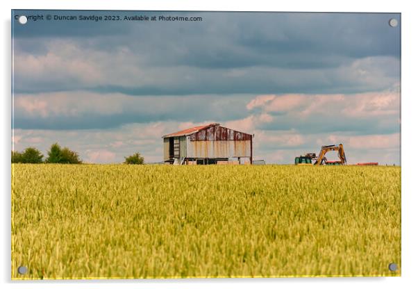 Farmers Filed Acrylic by Duncan Savidge