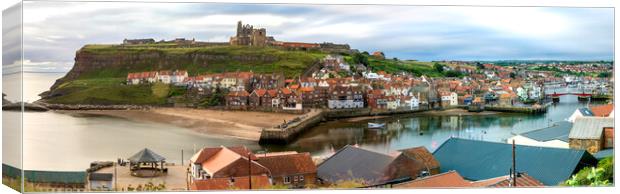 Whitby bay Canvas Print by Kevin Elias