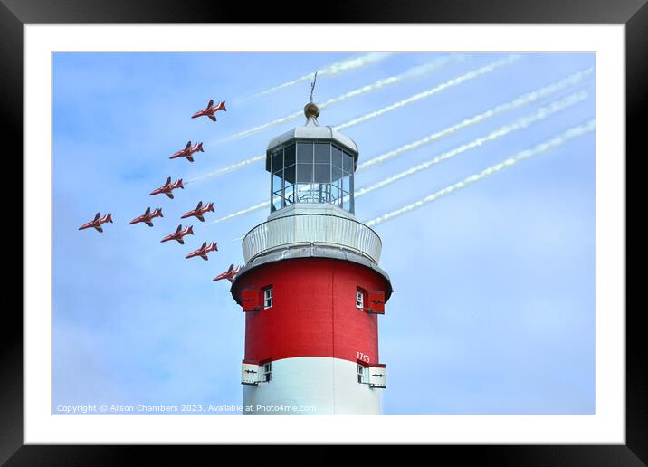 Plymouth Armed Forces Day Framed Mounted Print by Alison Chambers