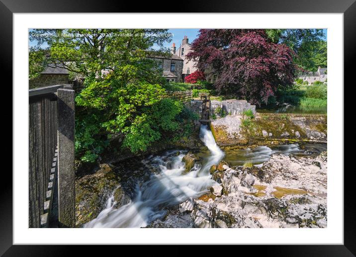 Linton Falls  Framed Mounted Print by Alison Chambers