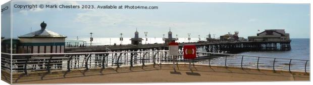 Blackpool North pier Canvas Print by Mark Chesters