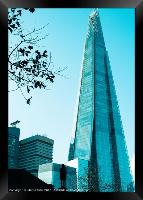The Shard tower in London, England, UK Framed Print by Mehul Patel