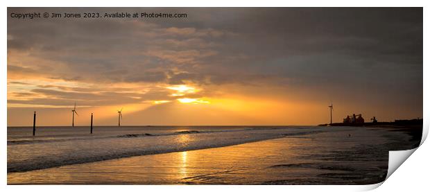 Northumberland Daybreak - Panorama Print by Jim Jones