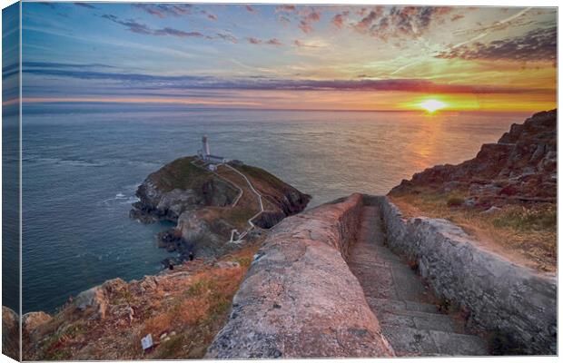 south stack Canvas Print by sean clifford