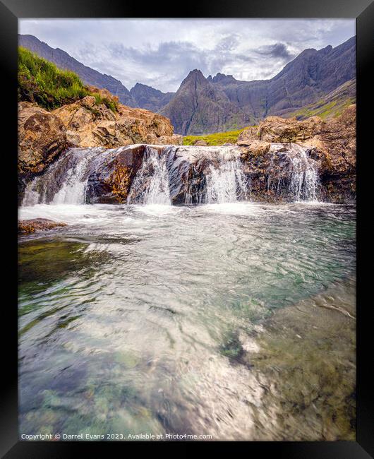 Fairy Pools Framed Print by Darrell Evans