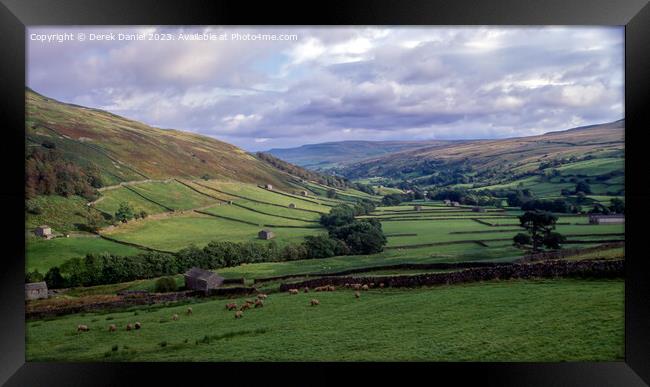 Tranquil Beauty in the Yorkshire Dales Framed Print by Derek Daniel