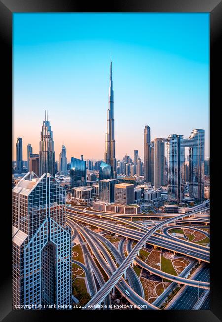 Dubai Framed Print by Frank Peters