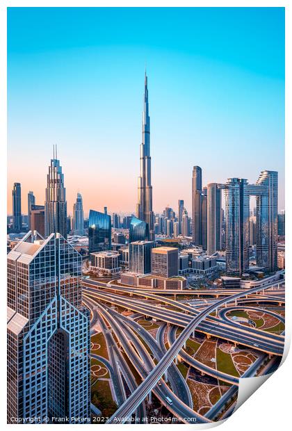 Dubai Print by Frank Peters