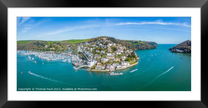 Kingswear by Dartmouth Framed Mounted Print by Thomas Faull