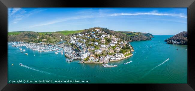 Kingswear by Dartmouth Framed Print by Thomas Faull