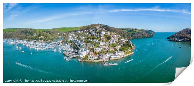 Kingswear by Dartmouth Print by Thomas Faull