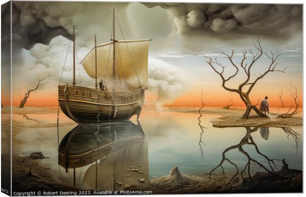 Reflections of an Apocalypse Canvas Print by Robert Deering
