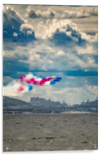 Red Arrows Acrylic by Duncan Loraine
