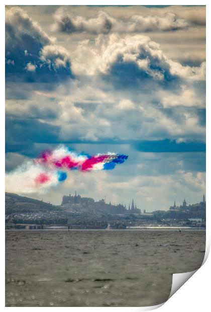 Red Arrows Print by Duncan Loraine