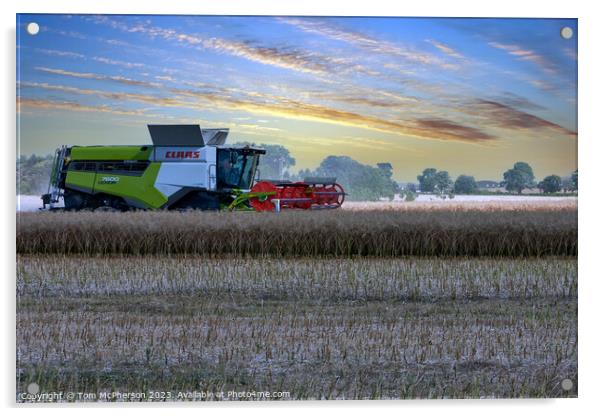 Reaping the Harvest Acrylic by Tom McPherson