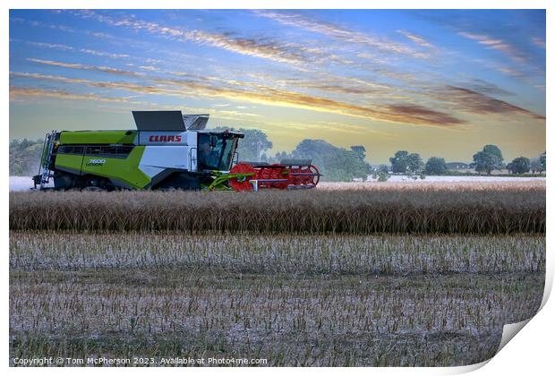 Reaping the Harvest Print by Tom McPherson