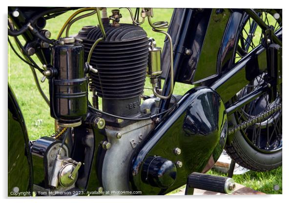 Vintage BSA Acrylic by Tom McPherson