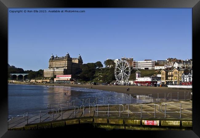 The Seafront Scarborough  Framed Print by Ron Ella