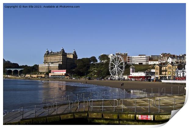 The Seafront Scarborough  Print by Ron Ella
