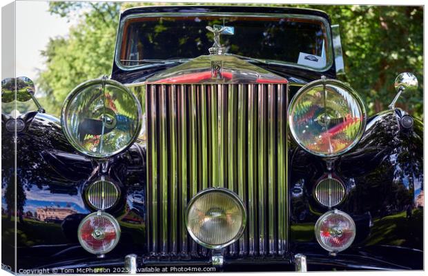 "Ethereal Elegance: A Vintage Rolls Royce" Canvas Print by Tom McPherson