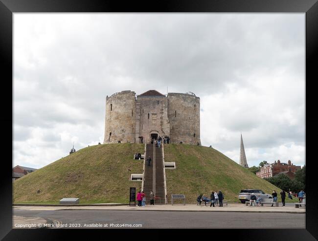 Clifford's Tower in York Framed Print by Mark Ward