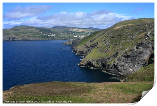  Isle of Man Coastal Walking Trail Print by Aidan Moran