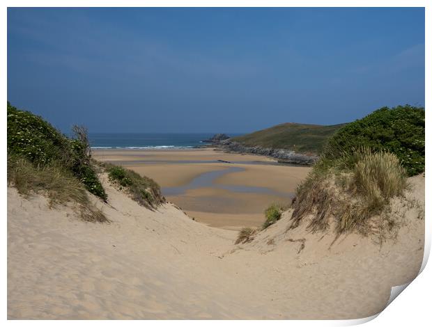 Cornish Sand Dunes Print by Tony Twyman