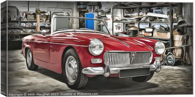 "Elegance in Motion" Canvas Print by Kevin Maughan