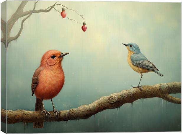 A Little Bird Told Me Canvas Print by Steve Smith