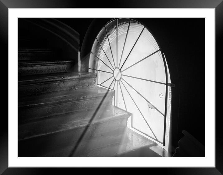 Stairlight Framed Mounted Print by Gareth Burge Photography