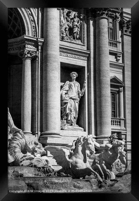 Salubrity of Trevi Fountain Framed Print by RJW Images