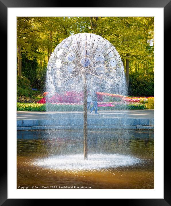Whirling Waters - CR2305-9203-GRACOL Framed Mounted Print by Jordi Carrio