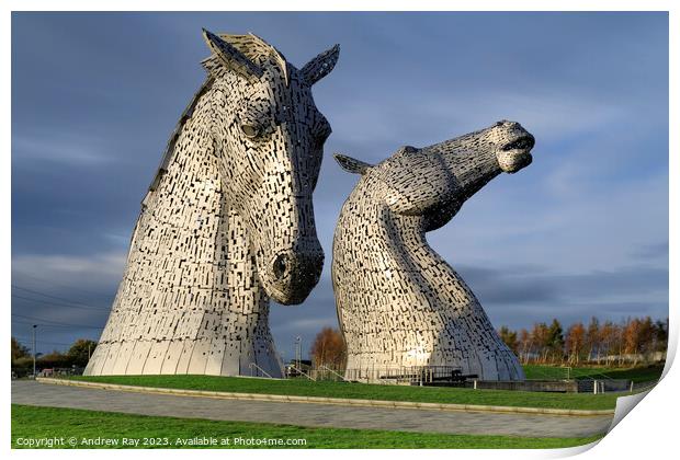 Kelpies Print by Andrew Ray
