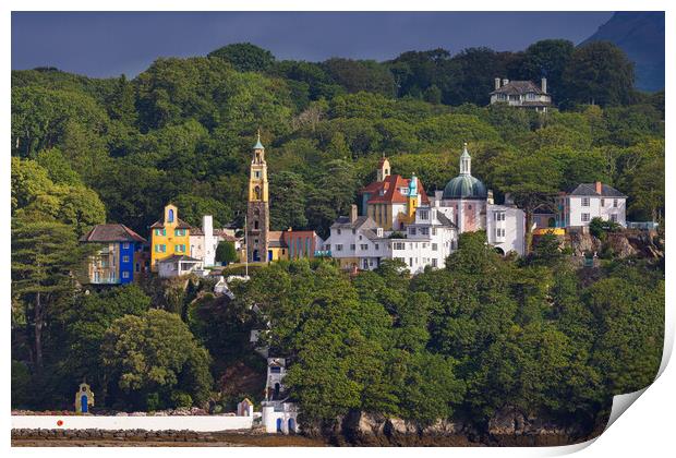 Portmeirion Print by Rory Trappe