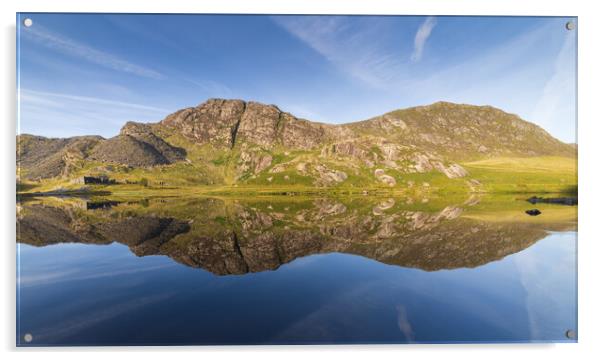 Llyn Cwmorthin Acrylic by Rory Trappe