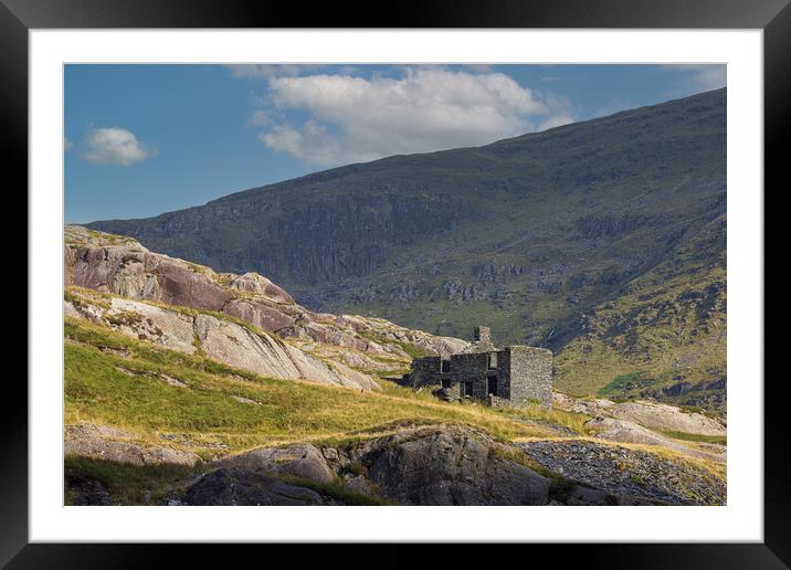 Cwmorthin Slate Quarry Framed Mounted Print by Rory Trappe