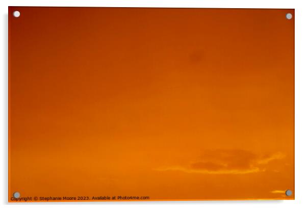 Sunset Acrylic by Stephanie Moore