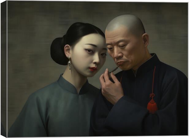 Chinese Whispers Canvas Print by Steve Smith