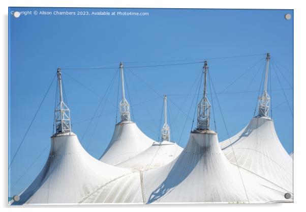 Butlins Minehead Acrylic by Alison Chambers