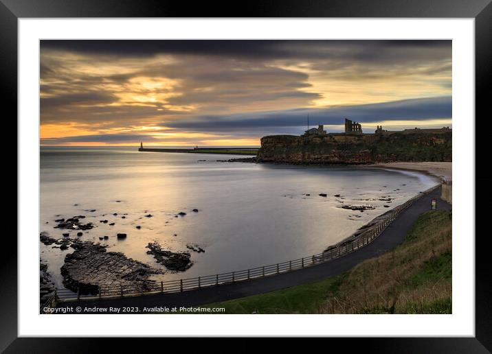 Tynemouth Framed Mounted Print by Andrew Ray